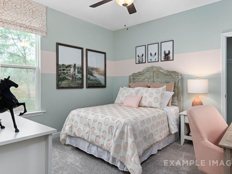 Furnished interior view inside a new home in Retreat at North Main, Lillington (Image 9). Furnished interior view inside a new home in Retreat at North Main, Lillington (Image 9).