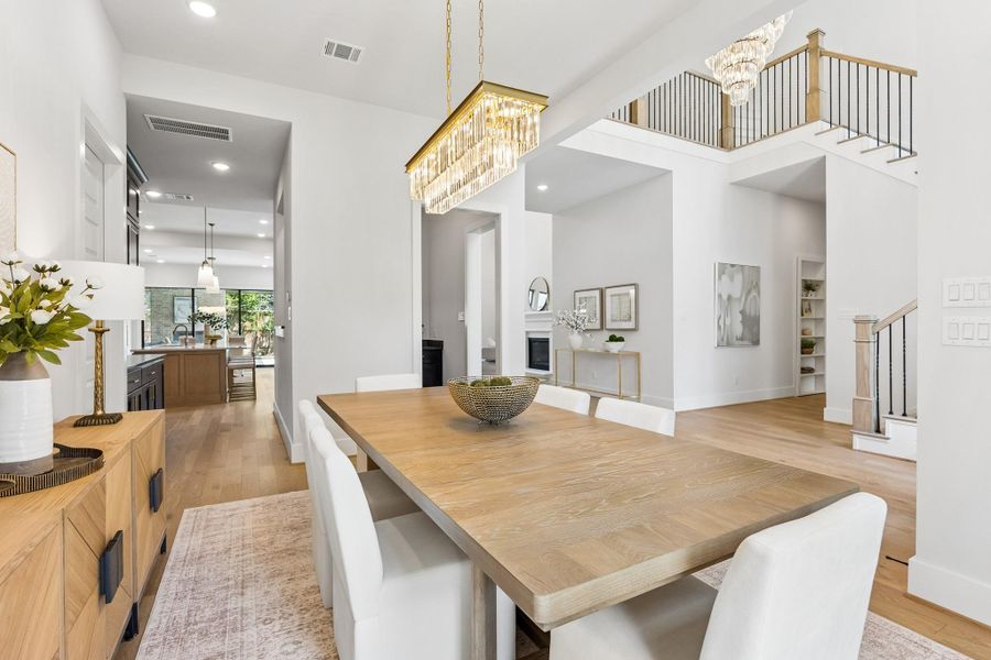 Furnished interior view inside a new home in , Houston (Image 17).