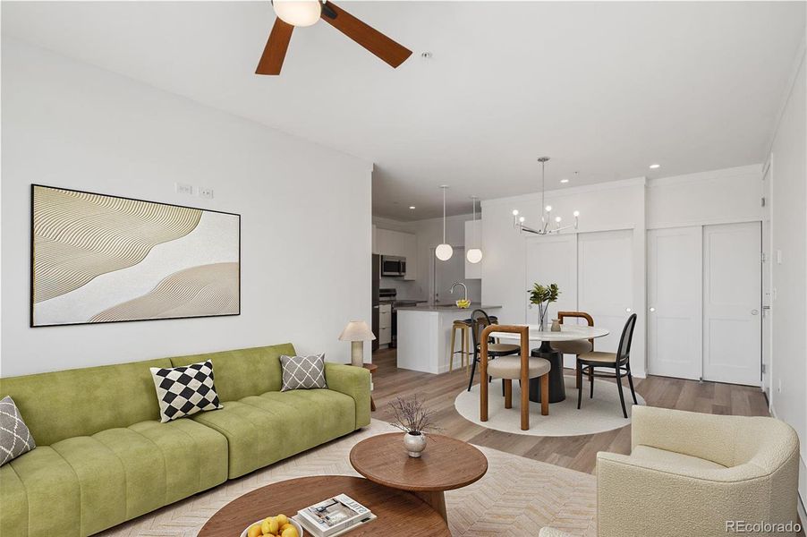 Furnished interior view inside a new home in , Fraser (Image 13).