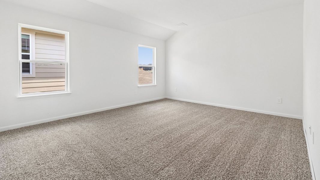Spacious, unfurnished interior of a new home in Prairie Lakes, Buda (Image 22).