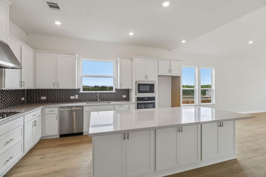 Furnished interior view inside a new home in Silverleaf, Cedar Creek (Image 8).