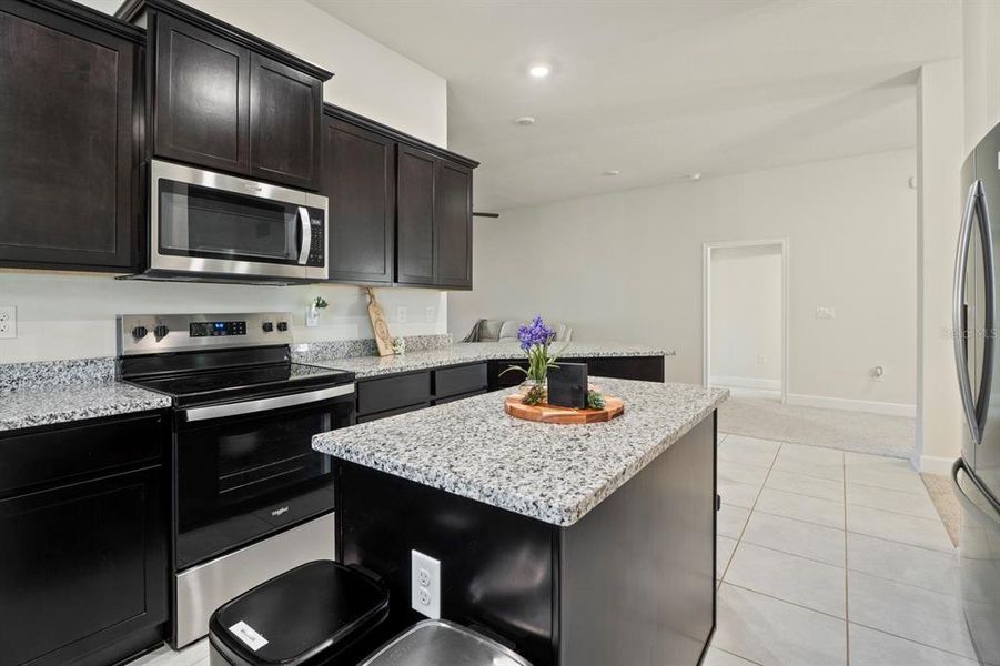 Furnished interior view inside a new home in , Harmony (Image 9).