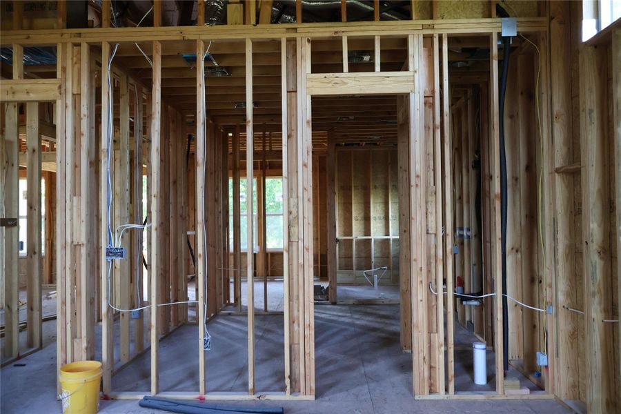 Entry of primary restroom where you will have a walk in closet, freestanding tub inside luxury shower and vanity section. Entry of primary restroom where you will have a walk in closet, freestanding tub inside luxury shower and vanity section.