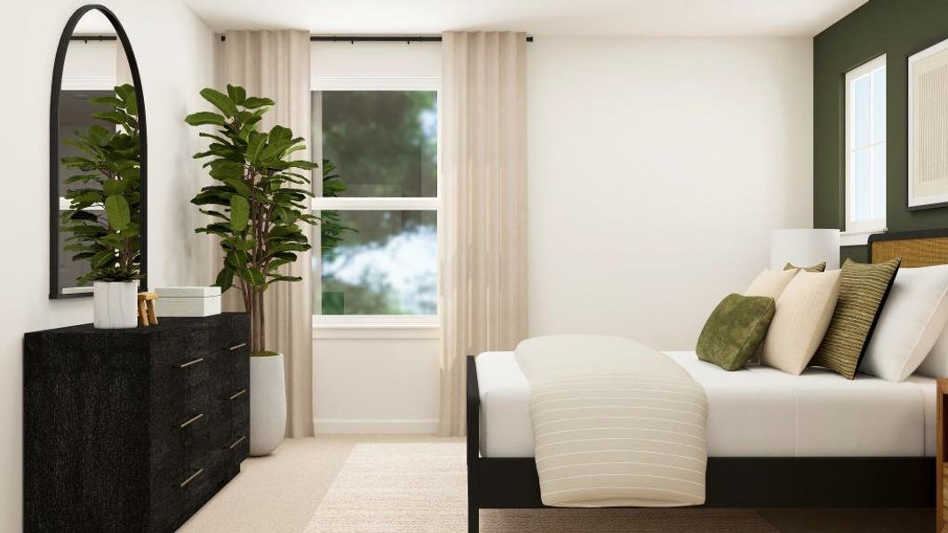 Furnished interior view inside a new home in Millers Pointe, Conyers (Image 13). Furnished interior view inside a new home in Millers Pointe, Conyers (Image 13).