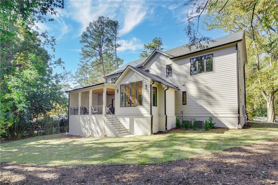 Exterior details and patio area of a home in , Atlanta (Image 4).