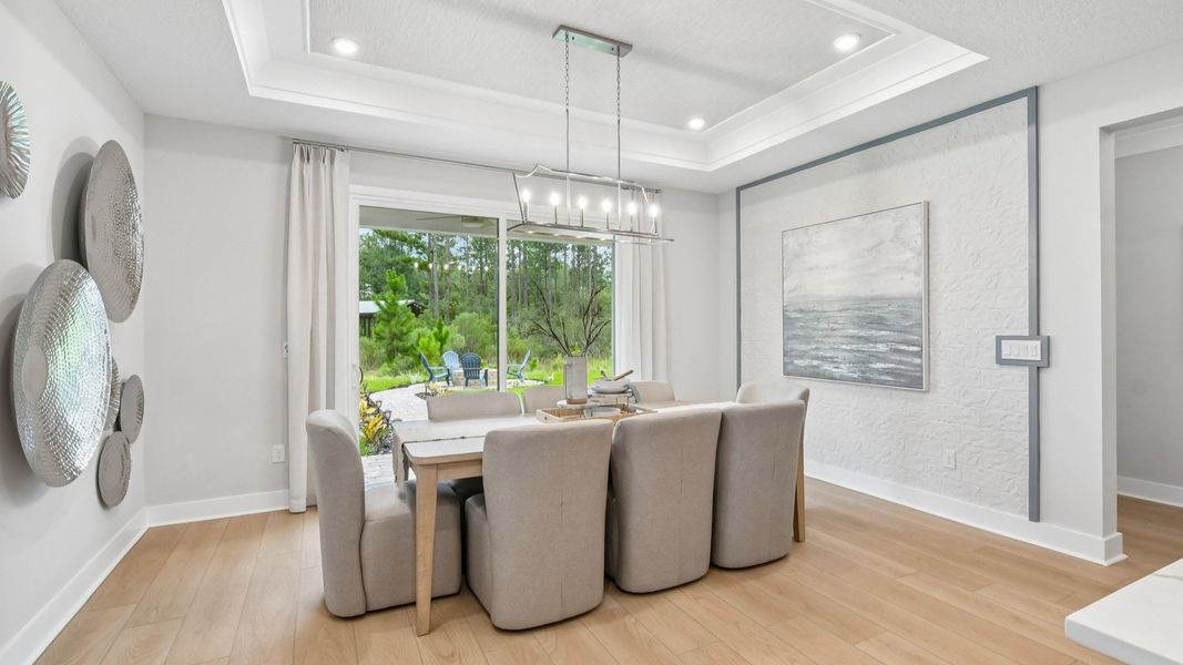 Representative furnished interior of a home built from the Marigold by DRB Homes in Ardisia Park, New Smyrna Beach (Image 19).