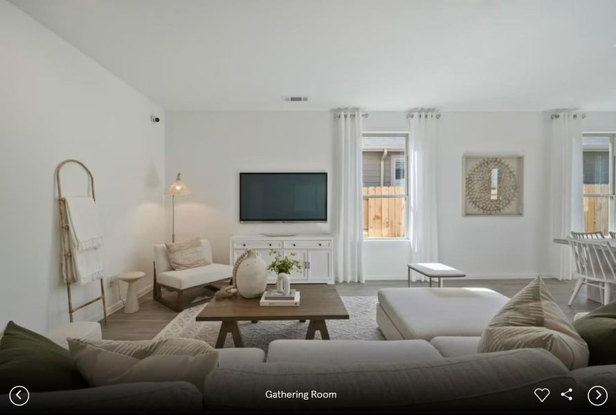 Photo of Centex model home with same floor plan, not of actual home listed.