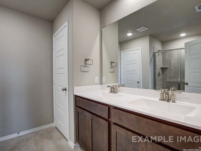 Furnished interior view inside a new home in Bricewood, San Antonio (Image 8).
