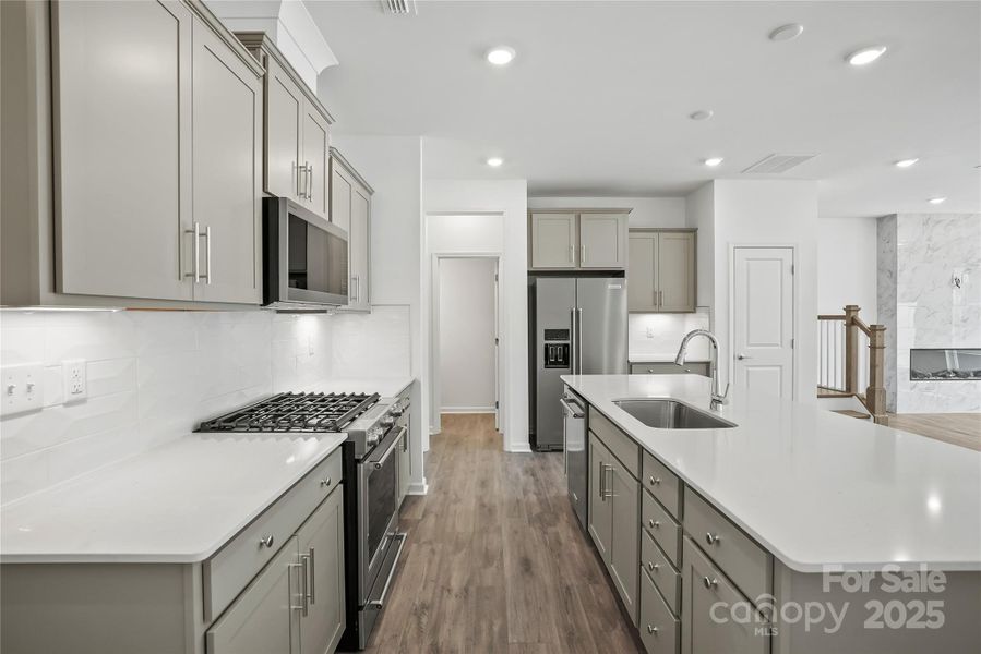 Furnished interior view inside a new home in Galloway Towns, Charlotte (Image 9). Furnished interior view inside a new home in Galloway Towns, Charlotte (Image 9).