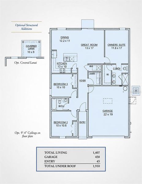 2D floor plan layout of this home in , Okahumpka, FL (Image 4). 2D floor plan layout of this home in , Okahumpka, FL (Image 4).