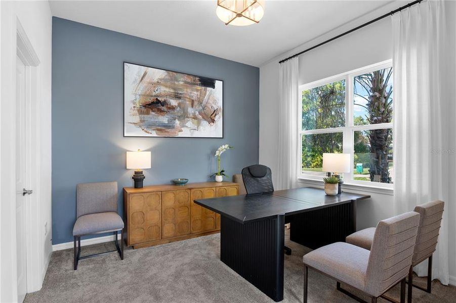 Furnished interior view inside a new home in , Westchase (Image 18).