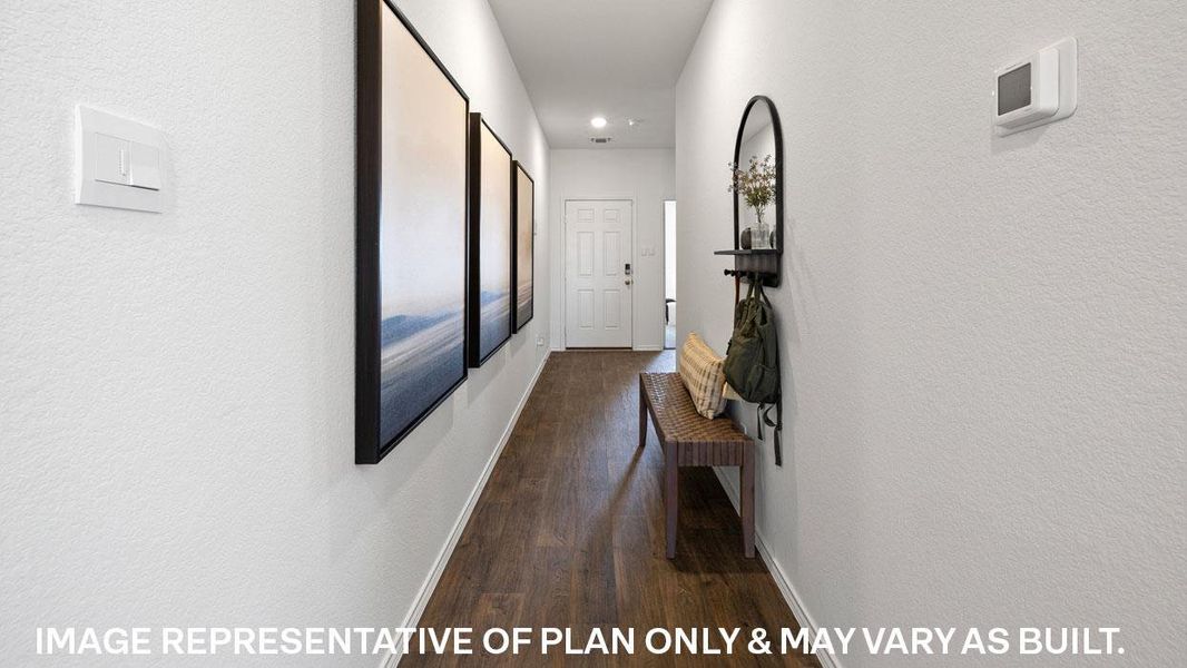 Furnished interior view inside a new home in Wayside, Uhland (Image 27).