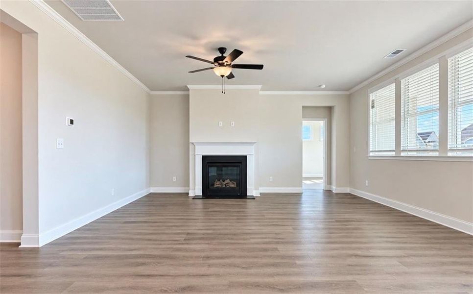 Spacious, unfurnished interior of a new home in Wehunt Meadows, Hoschton (Image 13).
