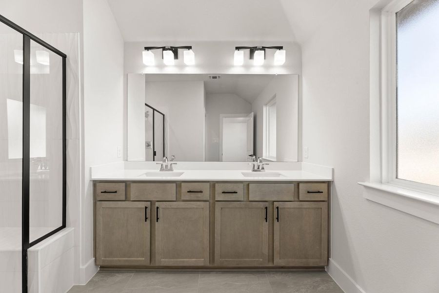 Furnished interior view inside a new home in Garden Collection at Harvest, Argyle (Image 11).