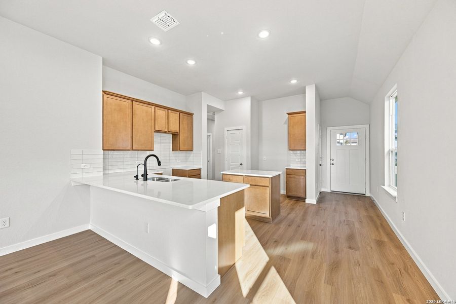 Furnished interior view inside a new home in Red Hawk Landing, San Antonio (Image 7).