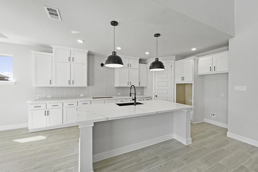 Furnished interior view inside a new home in Jordan Ranch, Katy (Image 9).