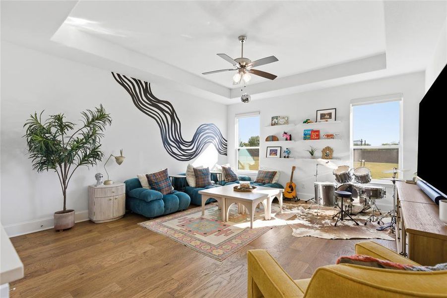 Furnished interior view inside a new home in , Aledo (Image 7).