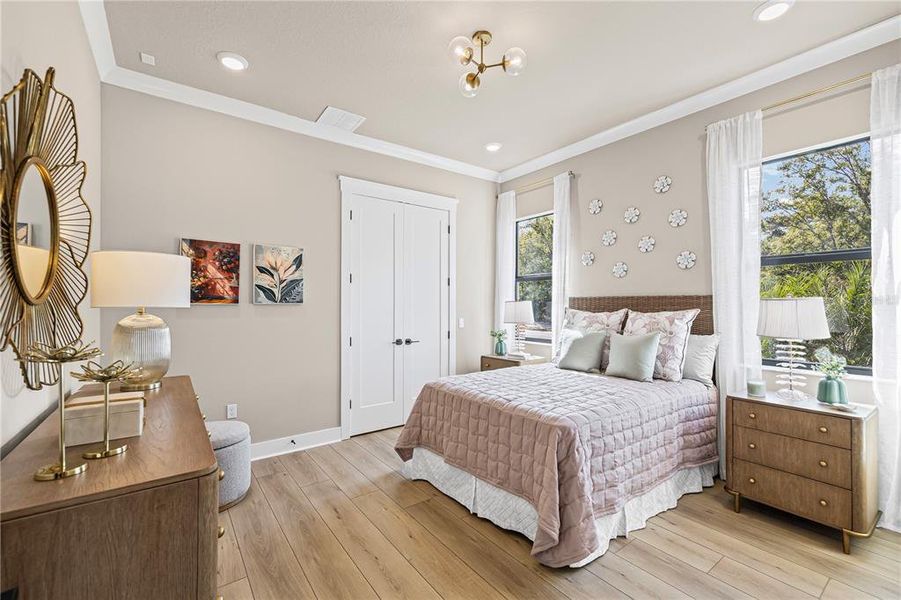 Furnished interior view inside a new home in , Tarpon Springs (Image 58). Furnished interior view inside a new home in , Tarpon Springs (Image 58).