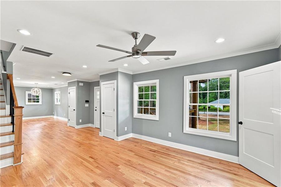 Spacious, unfurnished interior of a new home in , Atlanta (Image 23). Spacious, unfurnished interior of a new home in , Atlanta (Image 23).