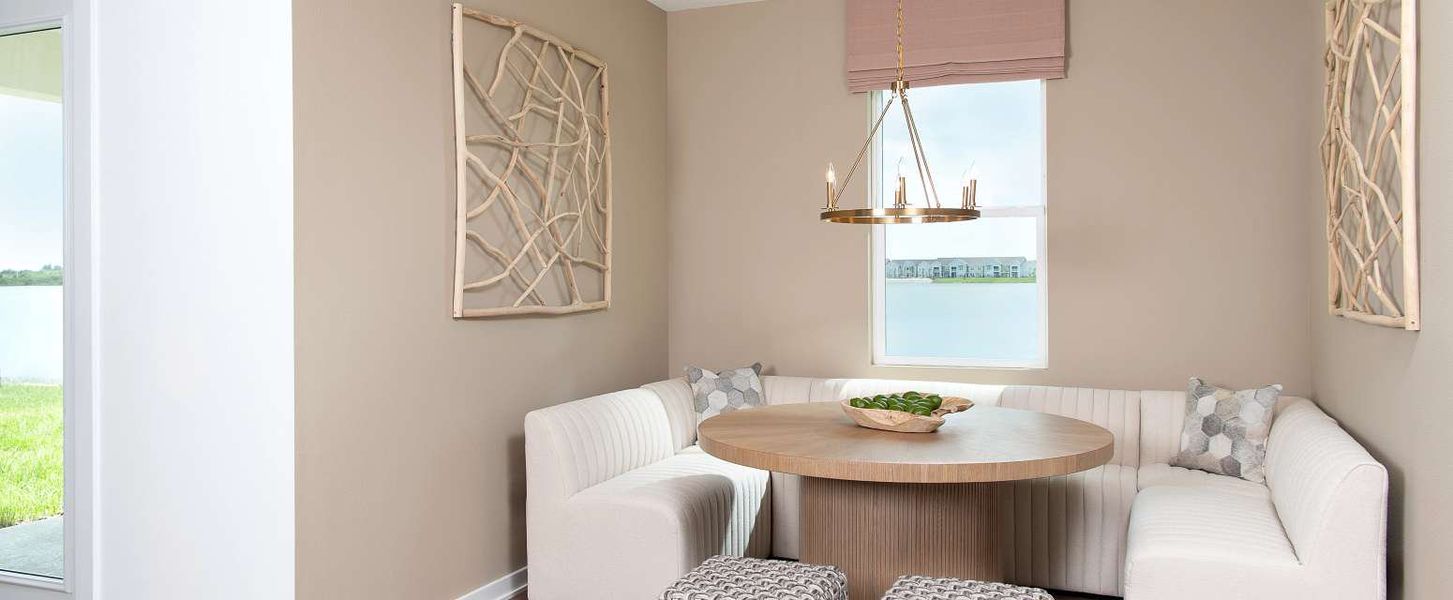 Representative furnished interior of a home built from the t by Ashton Woods in Lake Cawood Traditional, Windermere (Image 8).