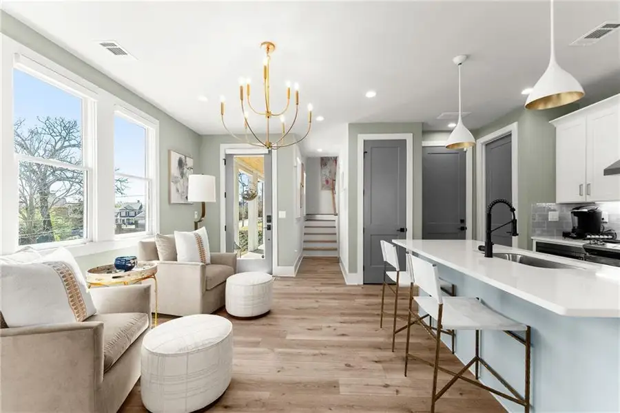 Furnished interior view inside a new home in , Gainesville (Image 10).