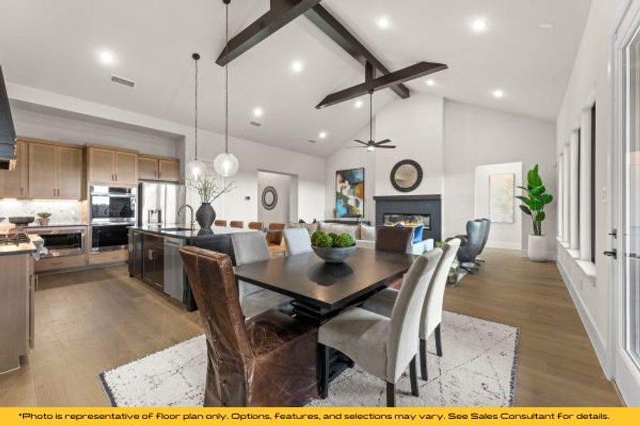 Representative furnished interior of a home built from the Bali by Stonefield Homes in Heath Golf and Yacht Club, Rockwall (Image 45).