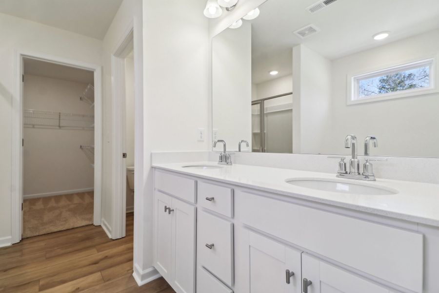 Representative furnished interior of a home built from the Harper II by Great Southern Homes in Old Charleston Acres, Pelion (Image 9).