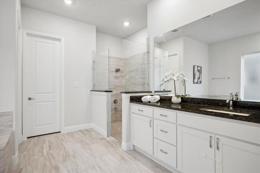 Furnished interior view inside a new home in , Northlake (Image 8).