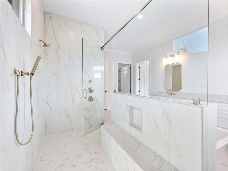 Furnished interior view inside a new home in , Buford (Image 8).