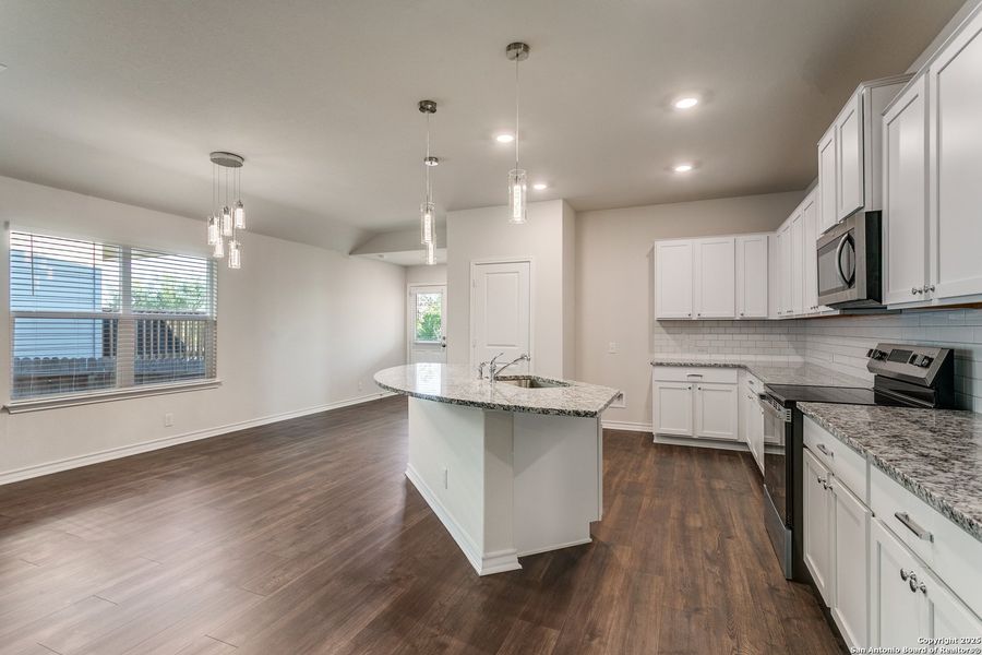Furnished interior view inside a new home in The Canyons at Amhurst, San Antonio (Image 8). Furnished interior view inside a new home in The Canyons at Amhurst, San Antonio (Image 8).