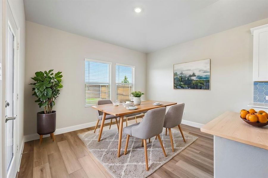 Furnished interior view inside a new home in Lakehaven - Premier Series, Farmersville (Image 7).