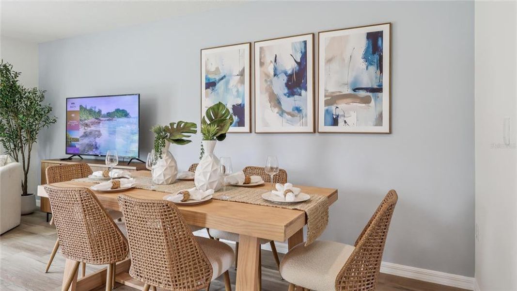 Furnished interior view inside a new home in The Towns at Laurel Commons, Ocala (Image 15).