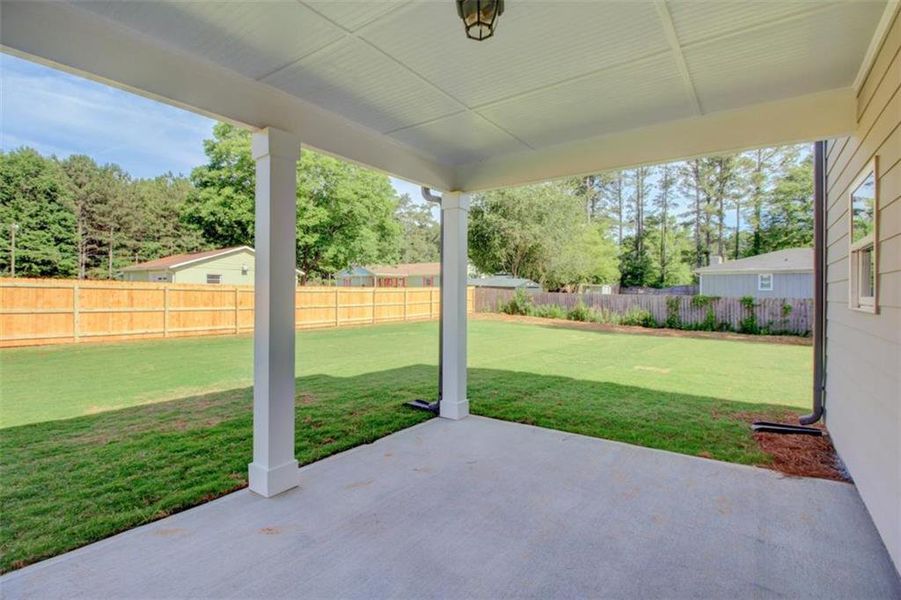 Exterior details and patio area of a home in , Covington (Image 20). Exterior details and patio area of a home in , Covington (Image 20).