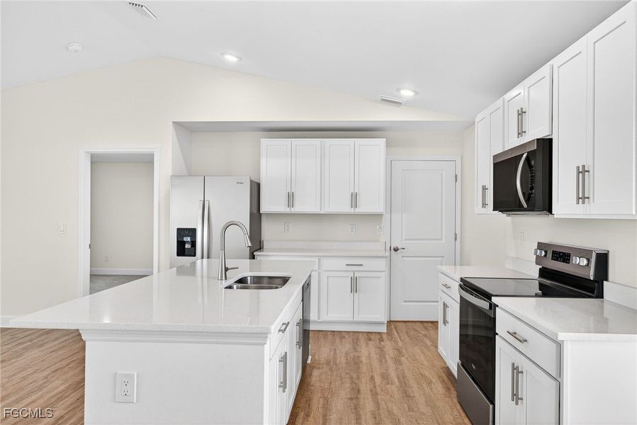 Furnished interior view inside a new home in Cape Coral, Cape Coral (Image 12). Furnished interior view inside a new home in Cape Coral, Cape Coral (Image 12).