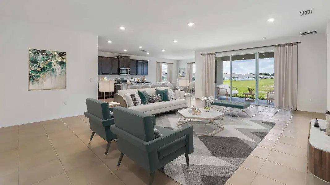 Furnished interior view inside a new home in Farm at Varrea, Plant City (Image 5).