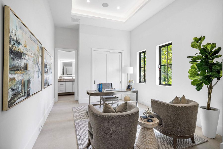 Furnished interior view inside a new home in , Fort Lauderdale (Image 7). Furnished interior view inside a new home in , Fort Lauderdale (Image 7).