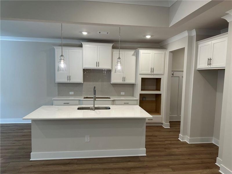 Furnished interior view inside a new home in Rosewood Lake Estates, Hoschton (Image 5).