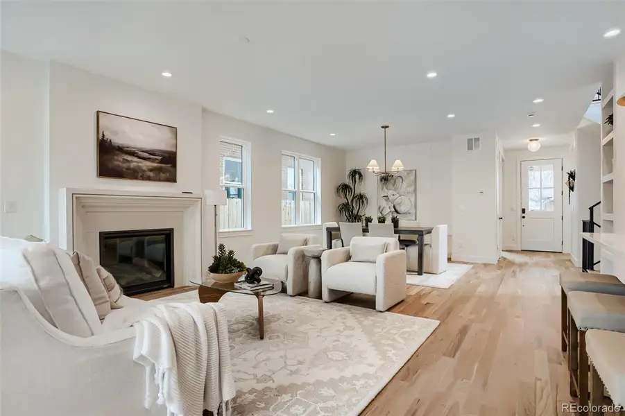 Furnished interior view inside a new home in , Denver (Image 12).