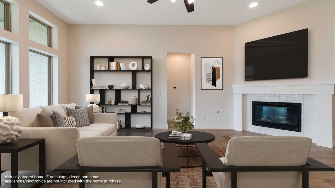 Furnished interior view inside a new home in Meraki, Forney (Image 6).