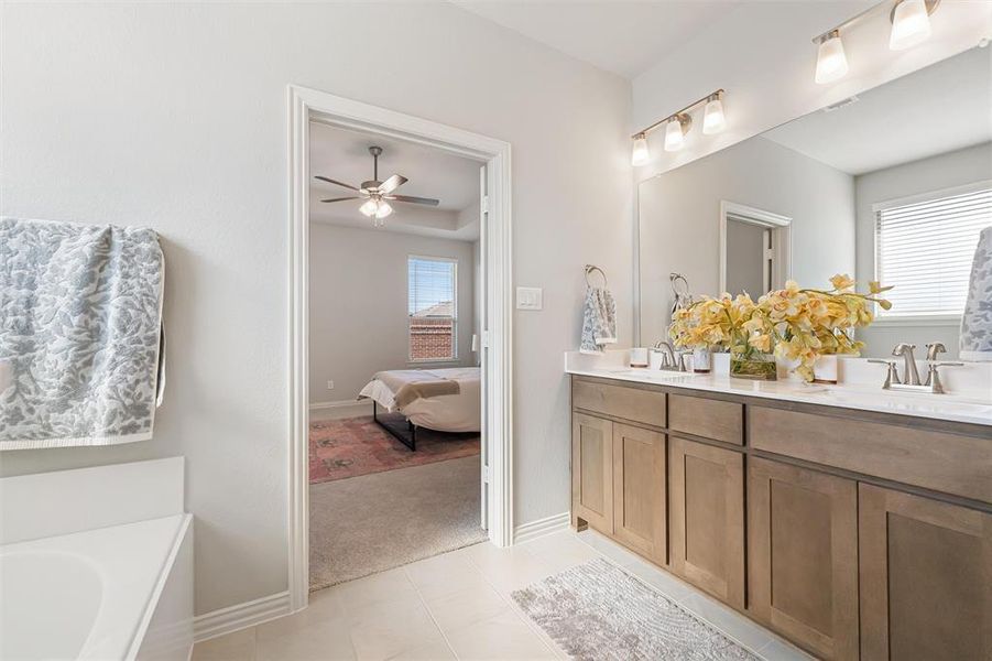Furnished interior view inside a new home in Northstar, Fort Worth (Image 15).
