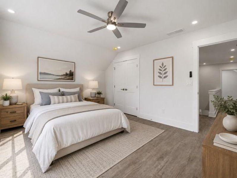 Furnished interior view inside a new home in , Marietta (Image 15).