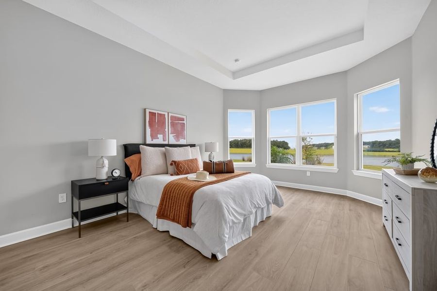 Representative furnished interior of a home built from the Ambra by Taylor Morrison in Center Lake Ranch Community Group Page, St. Cloud (Image 32).