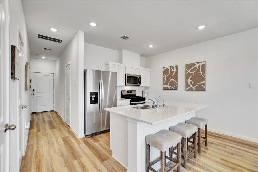 Furnished interior view inside a new home in Legacy Park, Houston (Image 18).