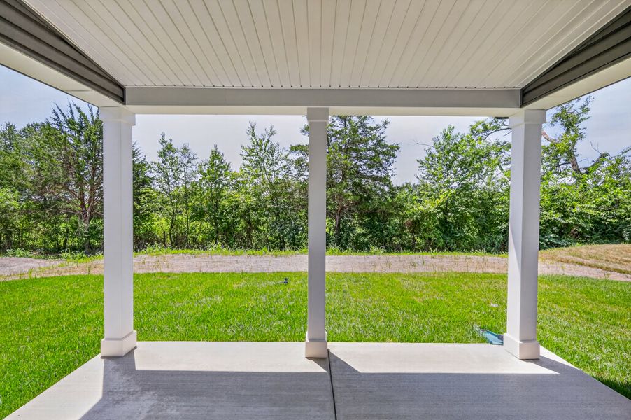 Exterior details and patio area of a home in Smith Farms, Murfreesboro (Image 3).