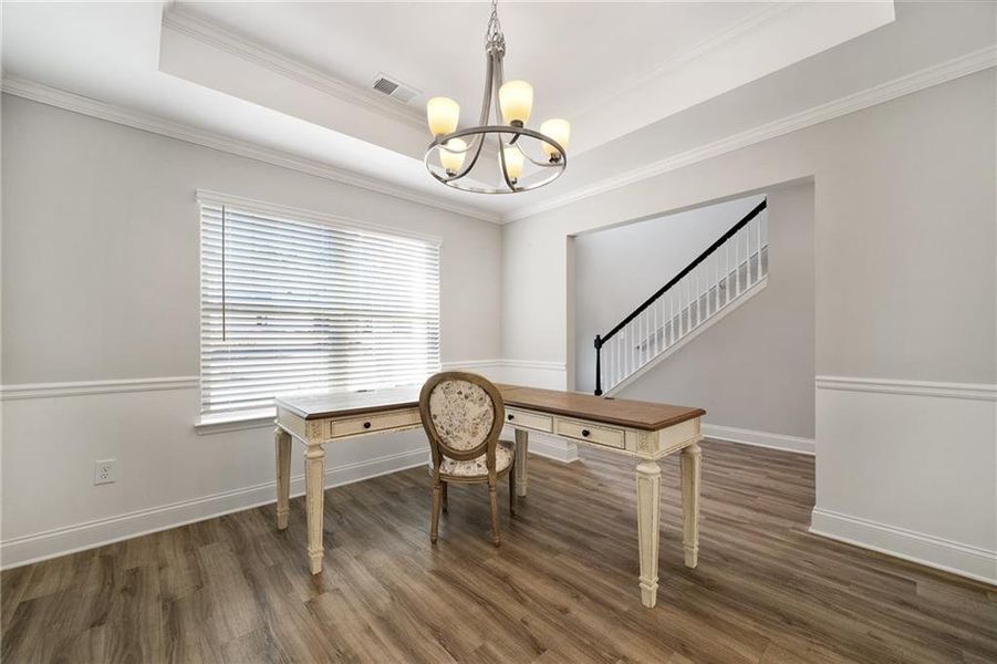 Furnished interior view inside a new home in , Newnan (Image 6).