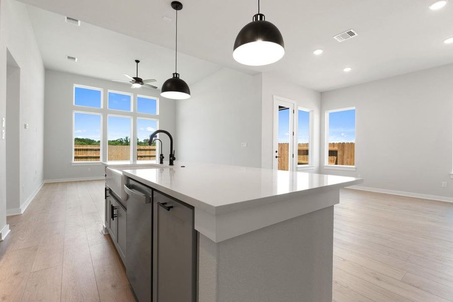 Furnished interior view inside a new home in Lagos Reserve, Manor (Image 10). Furnished interior view inside a new home in Lagos Reserve, Manor (Image 10).