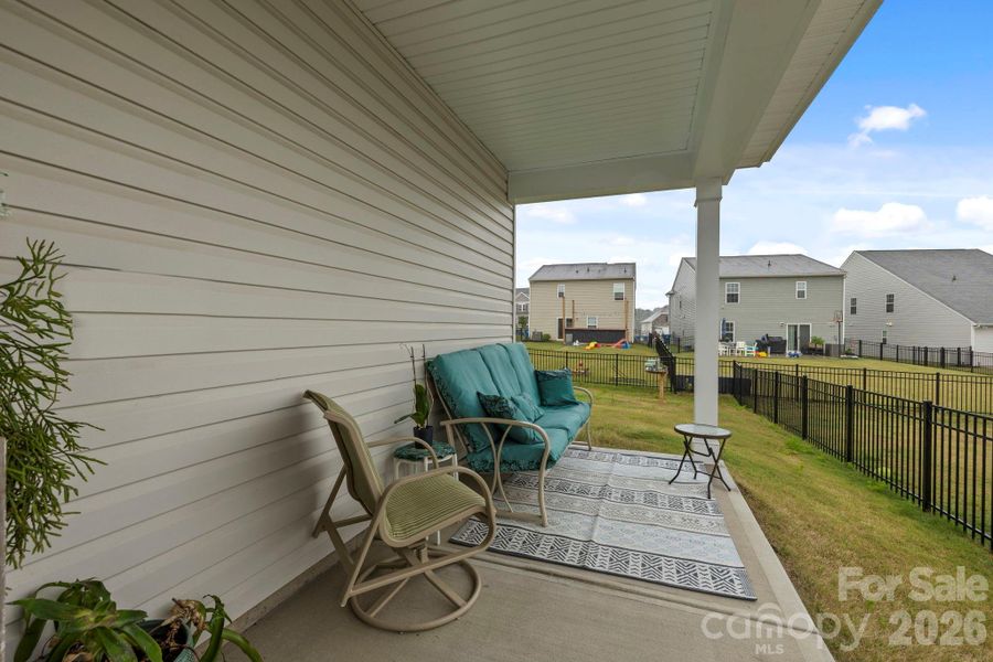 Exterior details and patio area of a home in Legacy Ridge, Catawba (Image 4).
