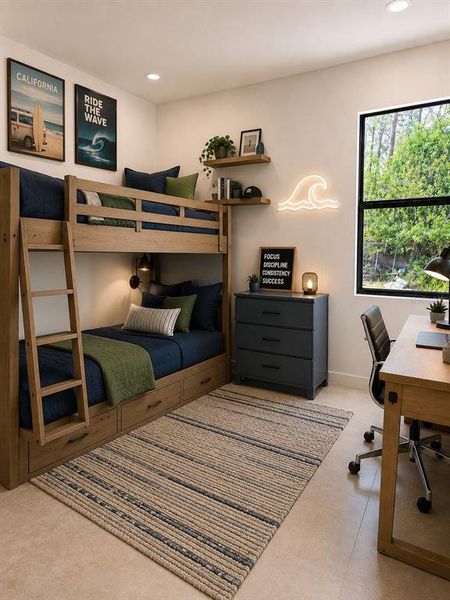 Furnished interior view inside a new home in , Lehigh Acres (Image 16).