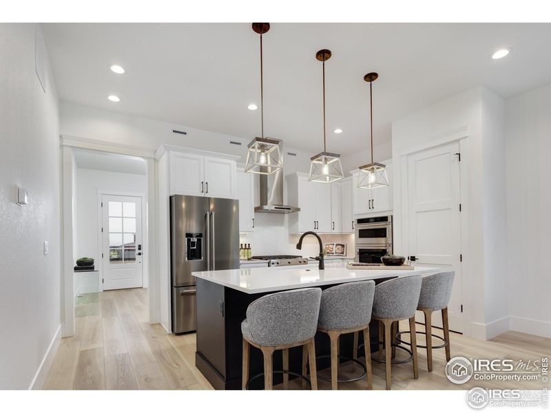 Furnished interior view inside a new home in Westerly, Erie (Image 9).