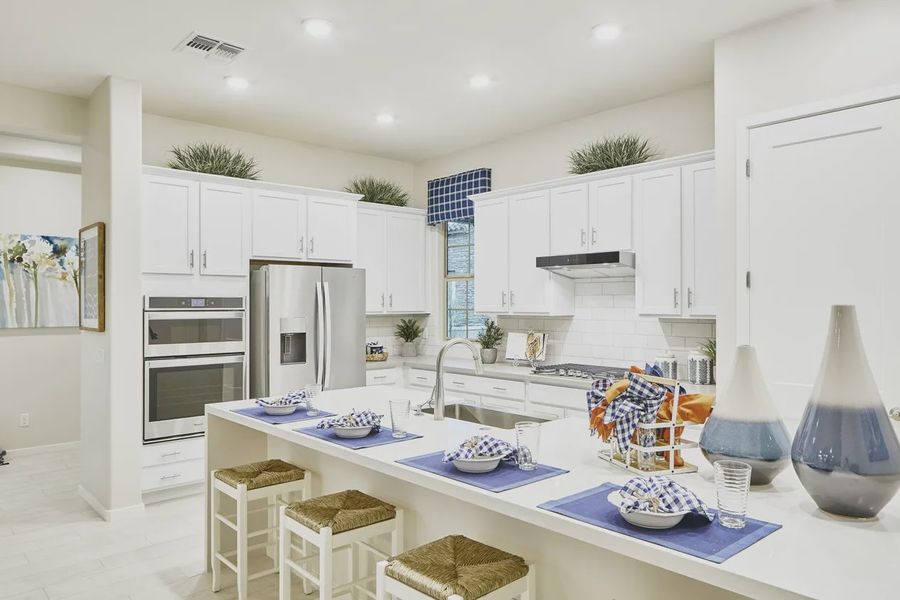 Representative furnished interior of a home built from the Atwood by Elliott Homes in Valencia at Granite Vista, Waddell (Image 6). Representative furnished interior of a home built from the Atwood by Elliott Homes in Valencia at Granite Vista, Waddell (Image 6).